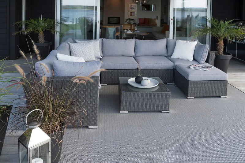 Madison Chaiselong/Bord - Havemøbler - Havebord - Loungeborde & Sofaborde udendørs