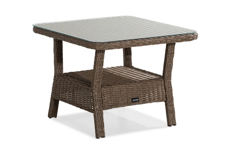 Marcus Sofabord 80x80 cm Højt - Natur - Havemøbler - Havebord - Loungeborde & Sofaborde udendørs