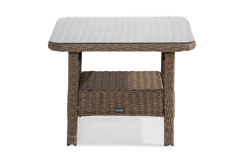 Marcus Sofabord 80x80 cm Højt - Natur - Havemøbler - Havebord - Loungeborde & Sofaborde udendørs