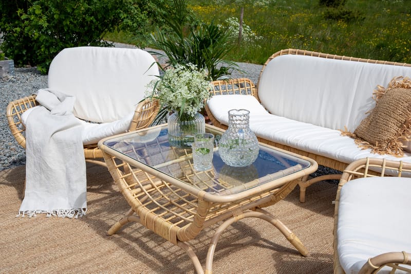 Moana Cafébord 95 cm Træ/natur - Venture Home - Loungeborde & Sofaborde udendørs - Altanborde