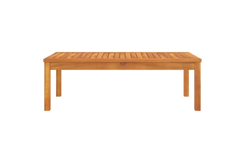 Sofabord 100x50x33 cm massivt akacietræ - Brun - Loungeborde & Sofaborde udendørs - Altanborde