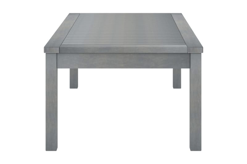 Sofabord 100x50x33 cm massivt akacietræ grå - Grå - Loungeborde & Sofaborde udendørs - Altanborde