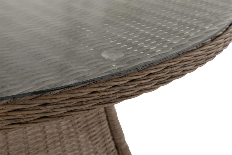 Marcus Spisebord 140 cm Rundt - Natur - Havemøbler - Havebord - Spisebord & havebord