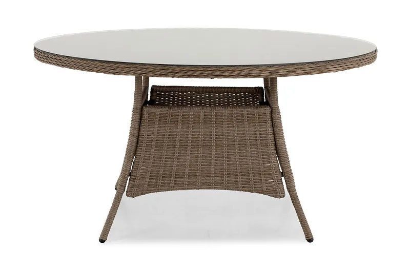 Marcus Spisebord 140 cm Rundt - Natur - Havemøbler - Havebord - Spisebord & havebord