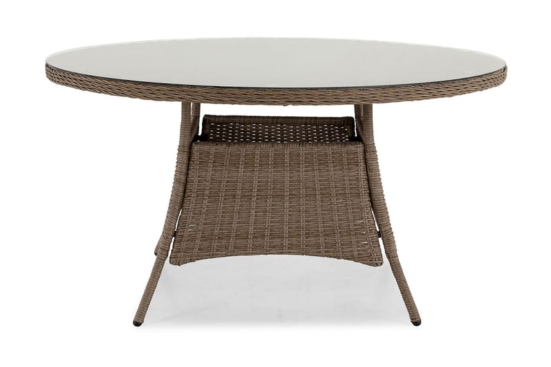 Marcus Spisebord 140 cm Rundt - Natur - Havemøbler - Havebord - Spisebord & havebord