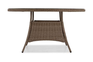 Marcus Spisebord 140 cm Rundt - Natur - Havemøbler - Havebord - Spisebord & havebord