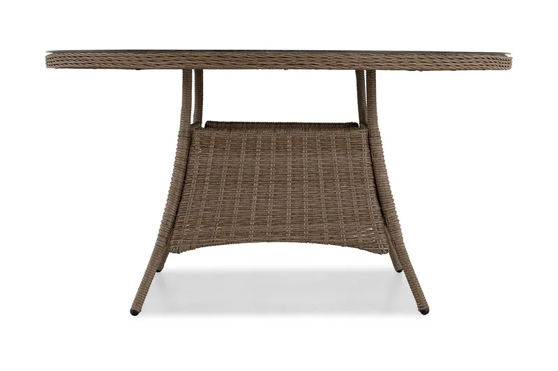 Marcus Spisebord 140 cm Rundt - Natur - Havemøbler - Havebord - Spisebord & havebord