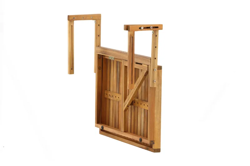 Marion Balkonbord 60x45 cm - Træ/Natur - Havemøbler - Havebord - Spisebord & havebord