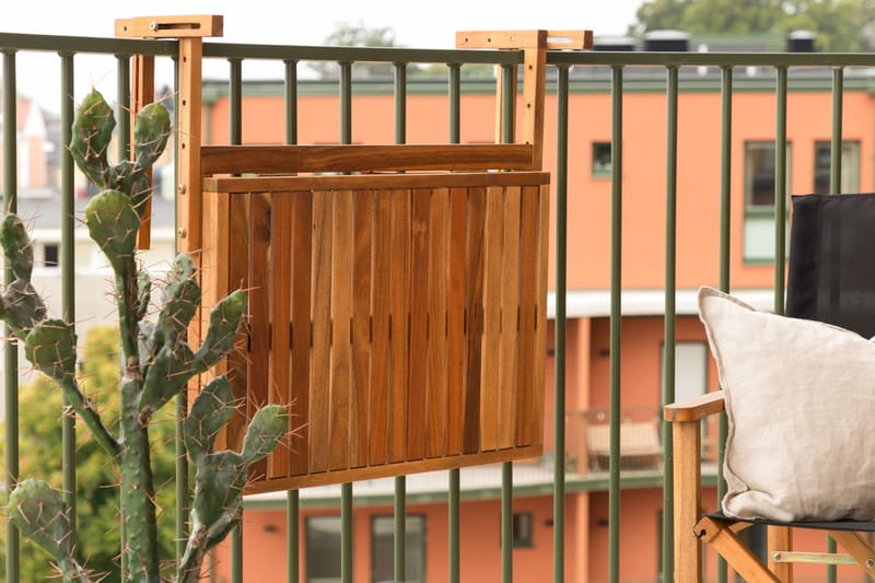 Marion Balkonbord 60x45 cm - Træ/Natur - Havemøbler - Havebord - Spisebord & havebord