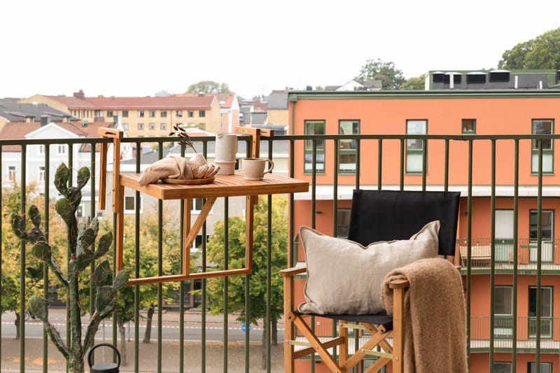 Marion Balkonbord 60x45 cm - Træ/Natur - Havemøbler - Havebord - Spisebord & havebord