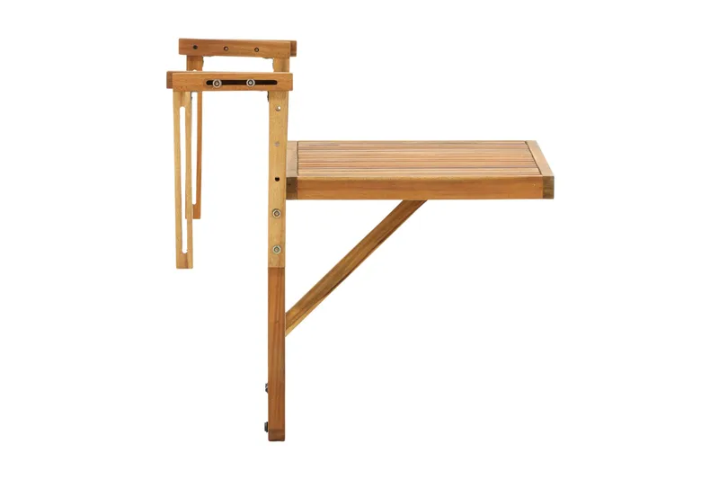 Marion Balkonbord 60x45 cm - Træ/Natur - Havemøbler - Havebord - Spisebord & havebord