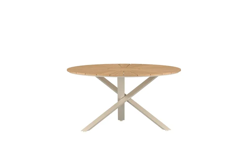 Mexico rektangulært spisebord 140 cm udendørs - Natur - Havemøbler - Havebord - Spisebord & havebord