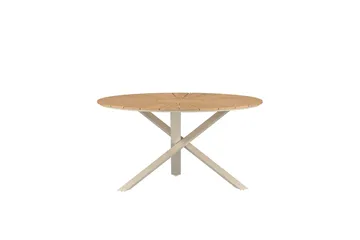 Mexico rundt spisebord 140 cm udendørs - Natur - Havemøbler - Havebord - Spisebord & havebord