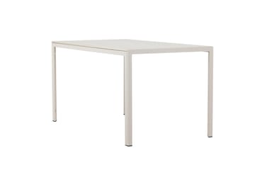 Mirko Spisebord Udendørs 80x140 cm - Beige - Havemøbler - Havebord - Spisebord & havebord