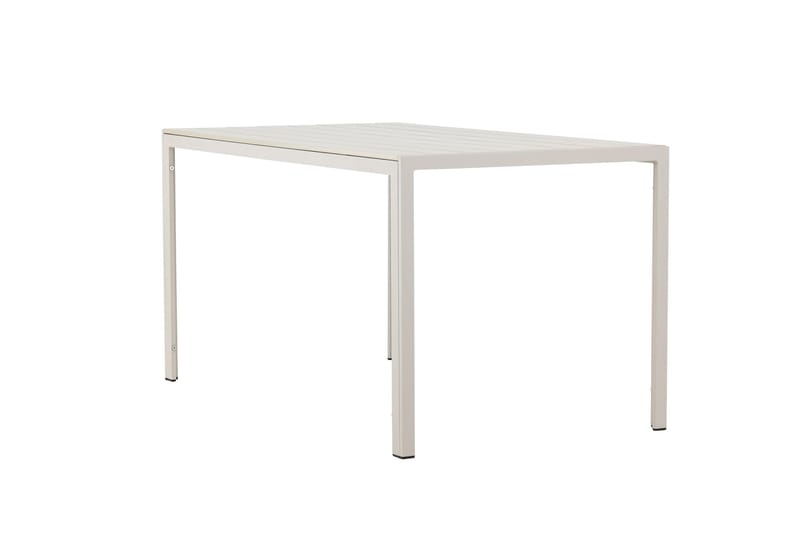 Mirko Spisebord Udendørs 80x140 cm - Beige - Havemøbler - Havebord - Spisebord & havebord