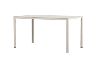 Mirko Spisebord Udendørs 80x140 cm - Beige - Havemøbler - Havebord - Spisebord & havebord