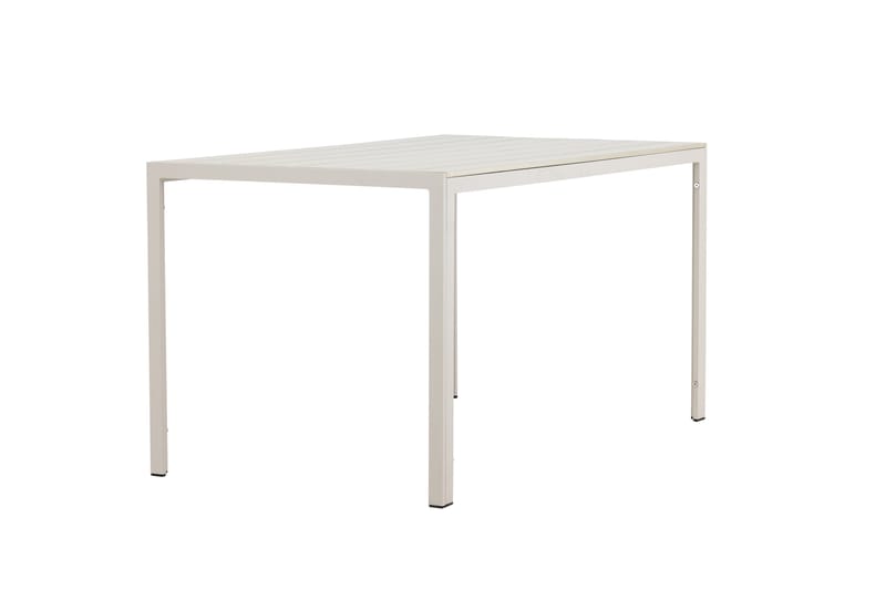 Mirko Spisebord Udendørs 80x140 cm - Beige - Havemøbler - Havebord - Spisebord & havebord