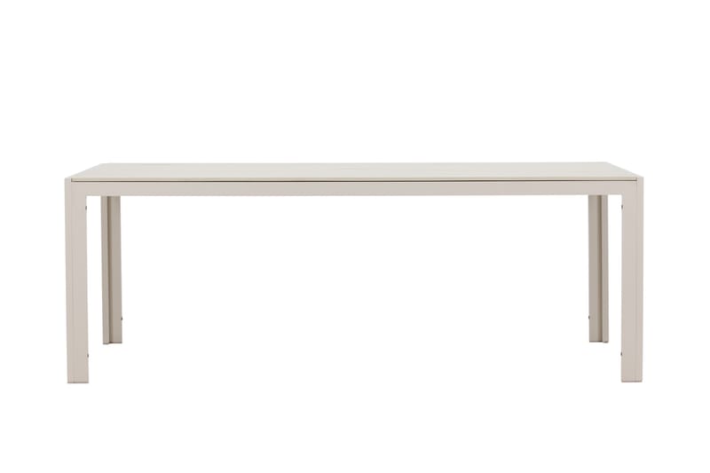 Mirko Spisebord Udendørs 90x205 cm - Beige - Havemøbler - Havebord - Spisebord & havebord