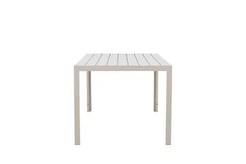 Mirko Spisebord Udendørs 90x205 cm - Beige - Havemøbler - Havebord - Spisebord & havebord