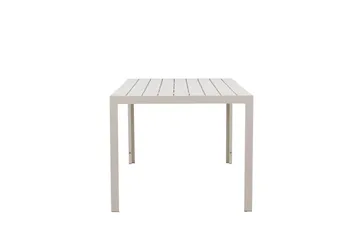 Mirko Spisebord Udendørs 90x205 cm - Beige - Havemøbler - Havebord - Spisebord & havebord