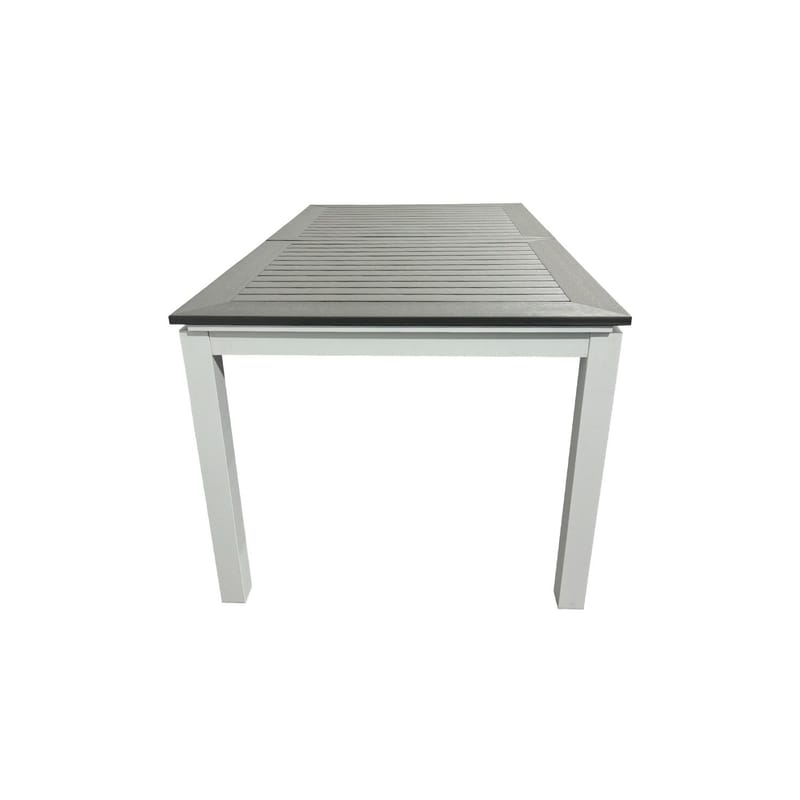 Monaco Udtræksbord Udendørs 150-250x90 cm - Hvid/Grå - Havemøbler - Havebord - Spisebord & havebord