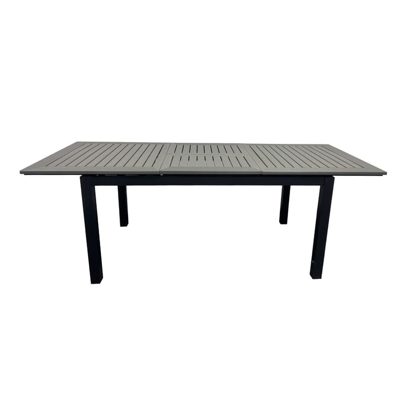 Monaco Udtræksbord Udendørs 150-250x90 cm - Sort/Grå - Havemøbler - Havebord - Spisebord & havebord
