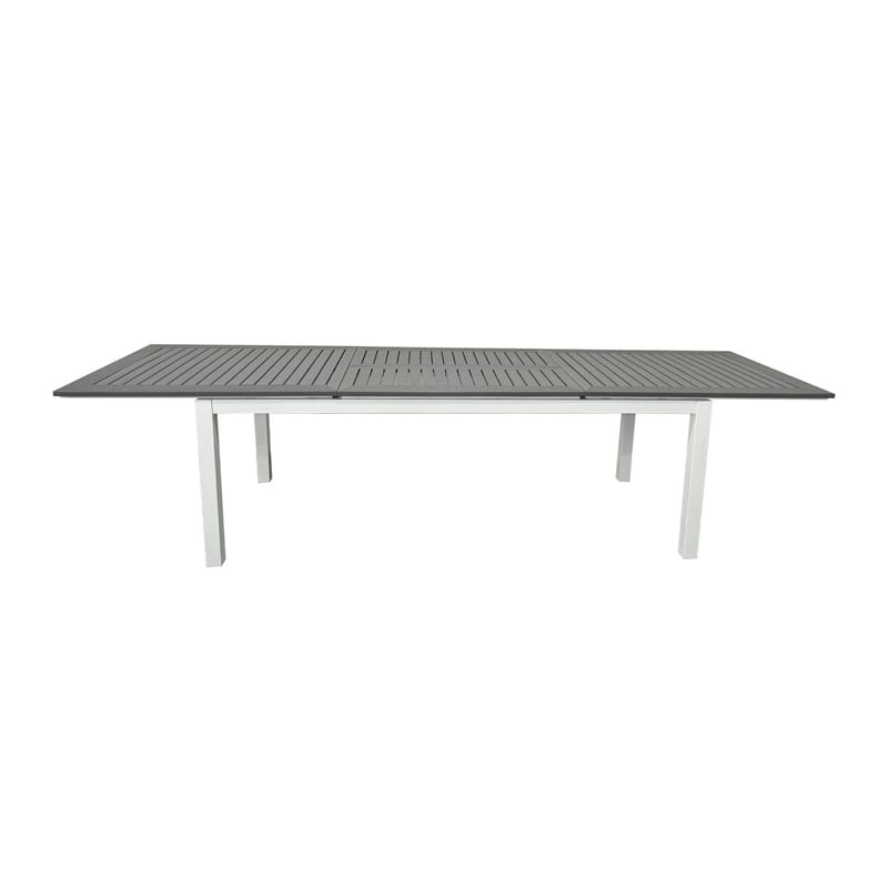 Monaco Udtræksbord Udendørs 210/310x90 cm - Hvid/Grå - Havemøbler - Havebord - Spisebord & havebord