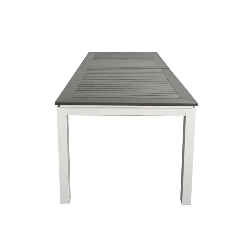 Monaco Udtræksbord Udendørs 210/310x90 cm - Hvid/Grå - Havemøbler - Havebord - Spisebord & havebord