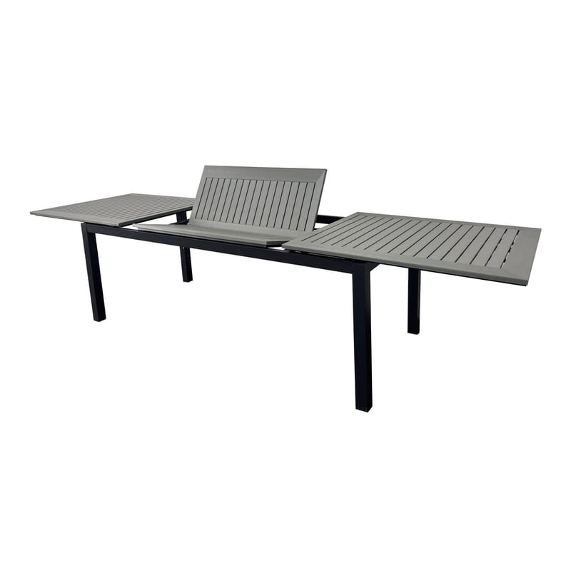 Monaco Udtræksbord Udendørs 210/310x90 cm - Sort/Grå - Havemøbler - Havebord - Spisebord & havebord
