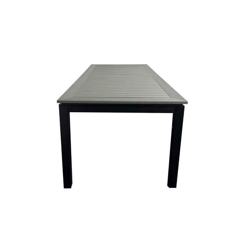 Monaco Udtræksbord Udendørs 210/310x90 cm - Sort/Grå - Havemøbler - Havebord - Spisebord & havebord