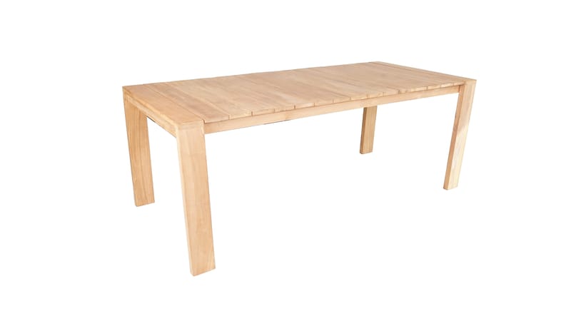Palu Spisebord Udendørs 210×90 cm - Naturlig Farve - Havemøbler - Havebord - Spisebord & havebord