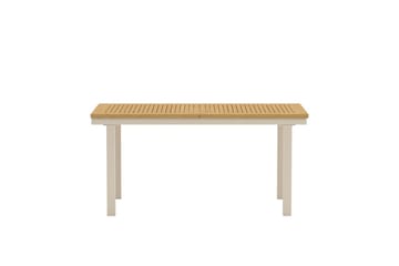 Panama rektangulært spisebord 160 cm udendørs - Natur - Havemøbler - Havebord - Spisebord & havebord