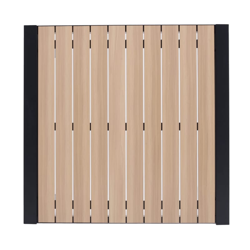 Panama Udendørsbord 90 cm - Træ/Sort - Havemøbler - Havebord - Spisebord & havebord