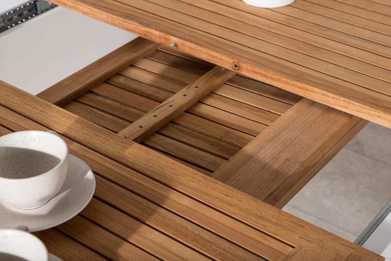 Panama Udvideligt Spisebord 160-240 cm Brun/Hvid - Venture Home - Spisebord & havebord