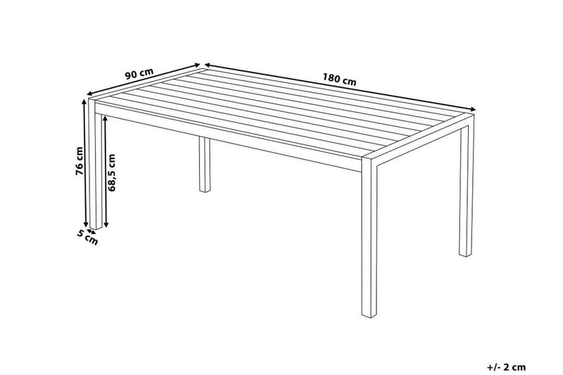 Pereta Spisebord 180 cm - Grå - Spisebord & havebord