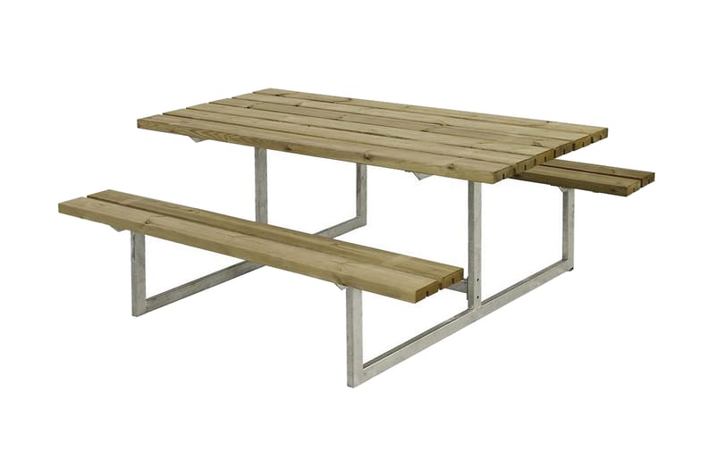 Basic bord- og bænkesæt - længde 177 cm - Picnicbord