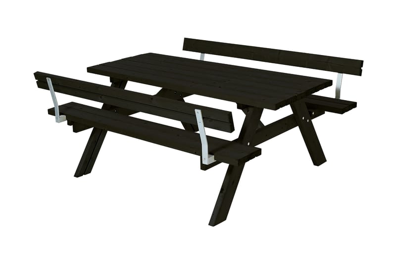 Bord- og bænkesæt med 2 ryglæn - Picnicbord