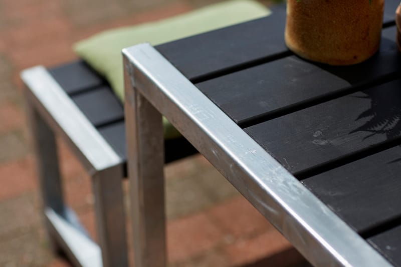 Cafésæt Består af: 1 Bord + 2 Bænke - Havemøbler - Havebord - Picnicbord