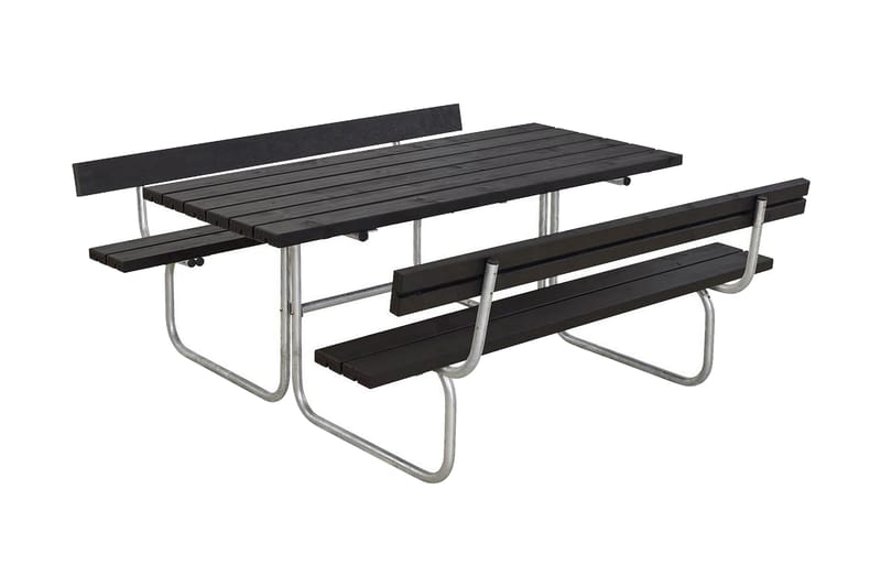 Classic bord- og bænkesæt med 2 ryglæn B: 177 L: 177 H: 75 - Picnicbord
