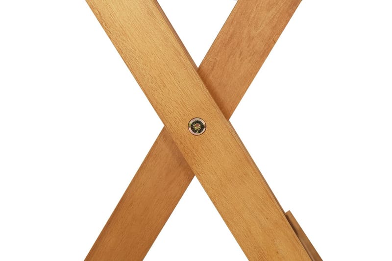 Foldbart havebord 60x60x75 cm massivt akacietræ - Brun - Havemøbler - Havebord - Picnicbord