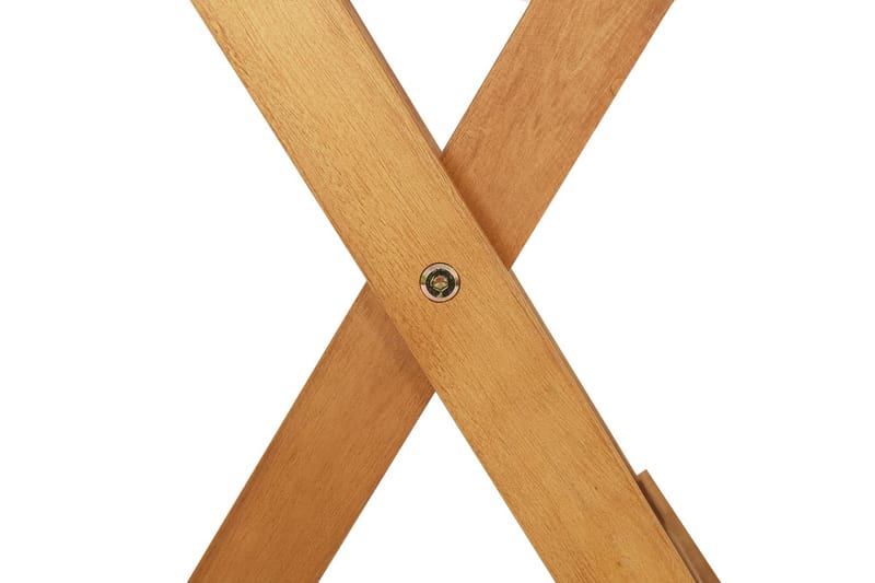 Foldbart havebord 60x60x75 cm massivt akacietræ - Brun - Picnicbord
