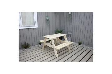 Picnicbord Mini Rasta til børn - Naturlig farve - Havemøbler - Havebord - Picnicbord