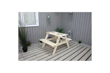 Picnicbord Mini Rasta til børn - Naturlig farve - Havemøbler - Havebord - Picnicbord