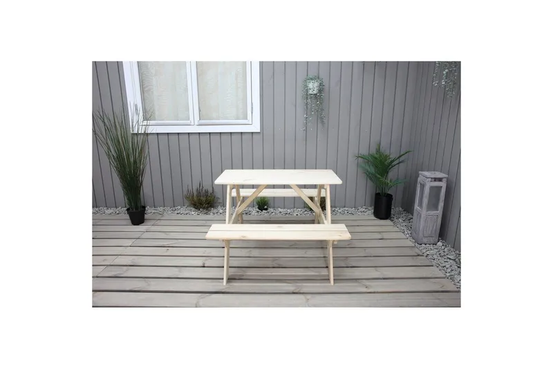 Picnicbord Mini Rasta til børn - Naturlig farve - Havemøbler - Havebord - Picnicbord