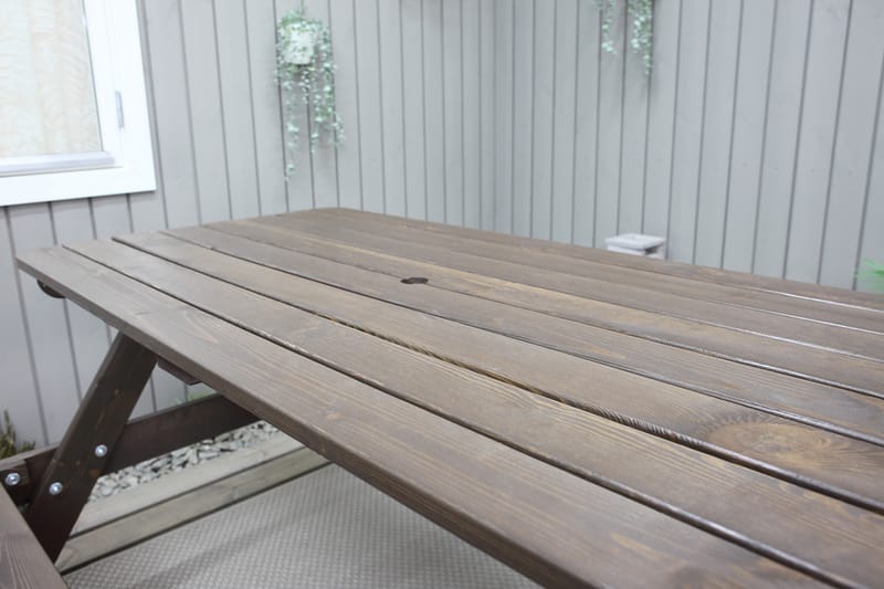 Nancie Picnicbord 150 cm - Brun - Havemøbler - Havebord - Picnicbord