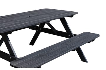 Nancie Picnicbord 158 cm - Kaffesort - Havemøbler - Havebord - Picnicbord