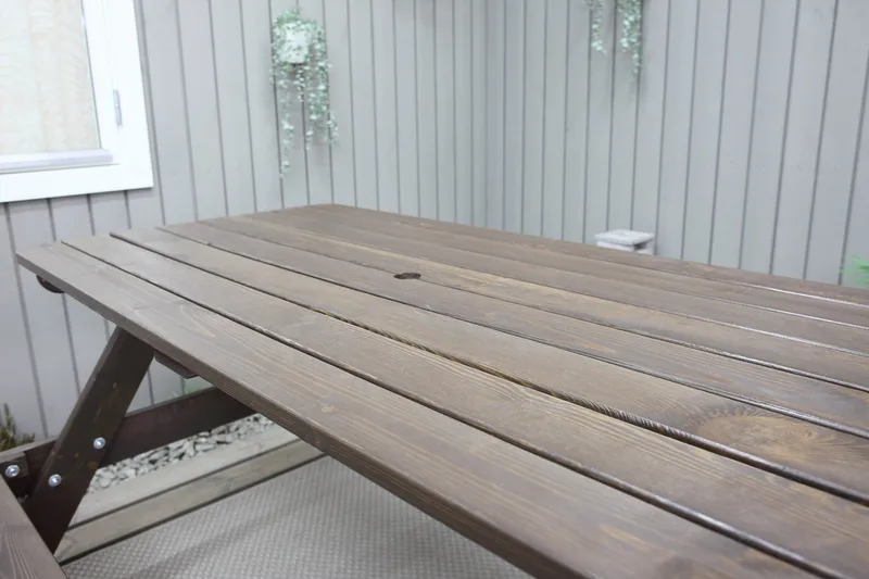 Nancie Picnicbord 150 cm - Brun - Havemøbler - Havebord - Picnicbord