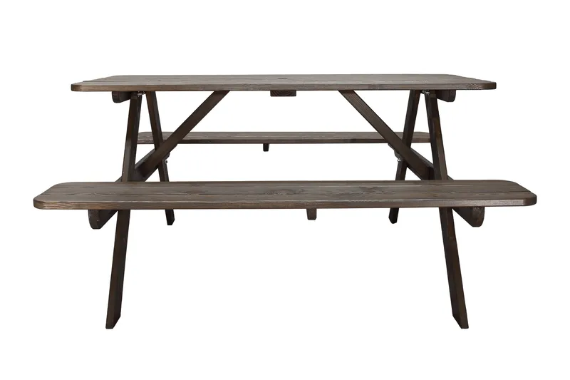 Nancie Picnicbord 150 cm - Brun - Havemøbler - Havebord - Picnicbord