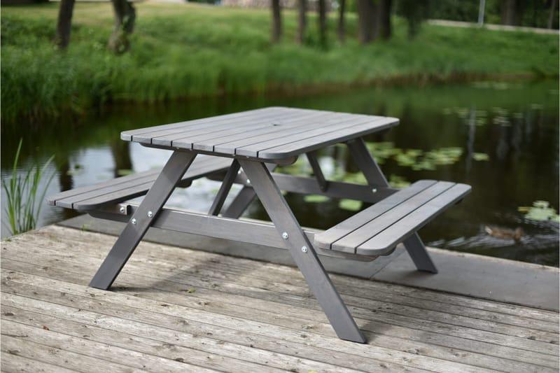 Nancie Picnicbord 158 cm - Grå - Havemøbler - Havebord - Picnicbord