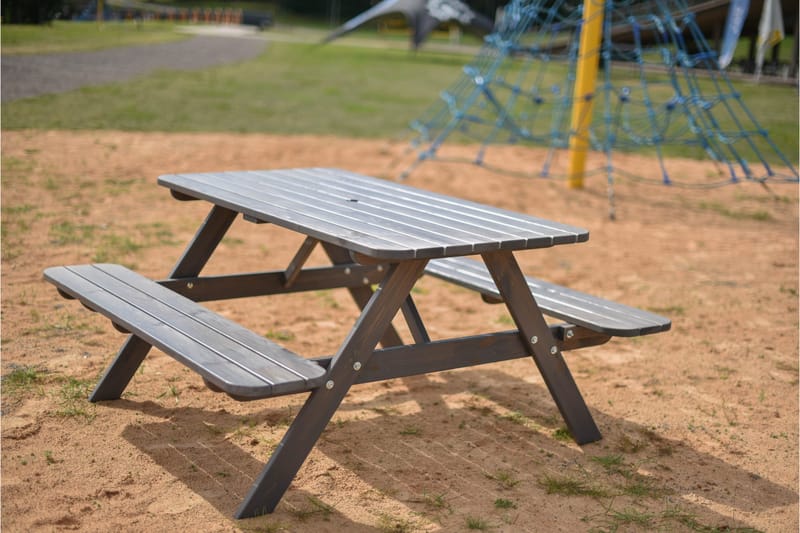 Nancie Picnicbord 158 cm - Grå - Havemøbler - Havebord - Picnicbord